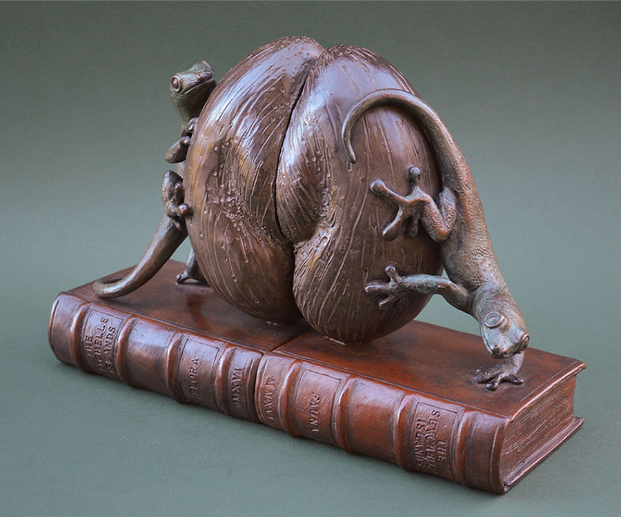 Gecko bookends