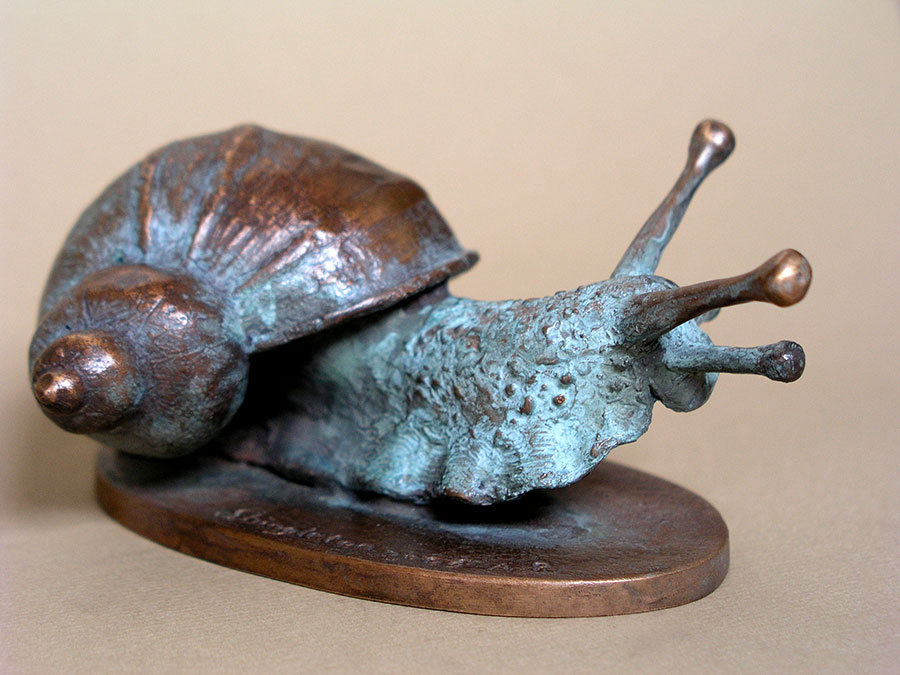 Snail - bronze
