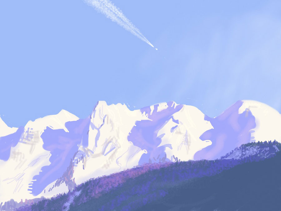 Mountain peaks