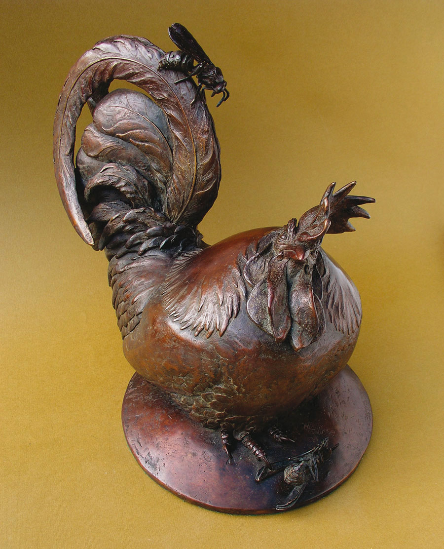 Past Sins - bronze sculpture