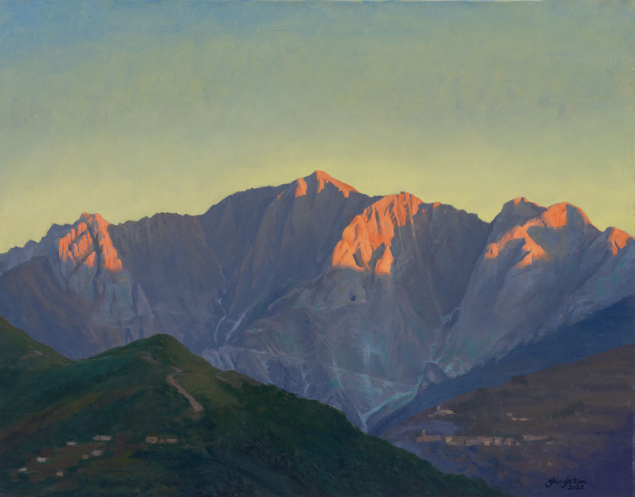 Mount Altissimo at dawn