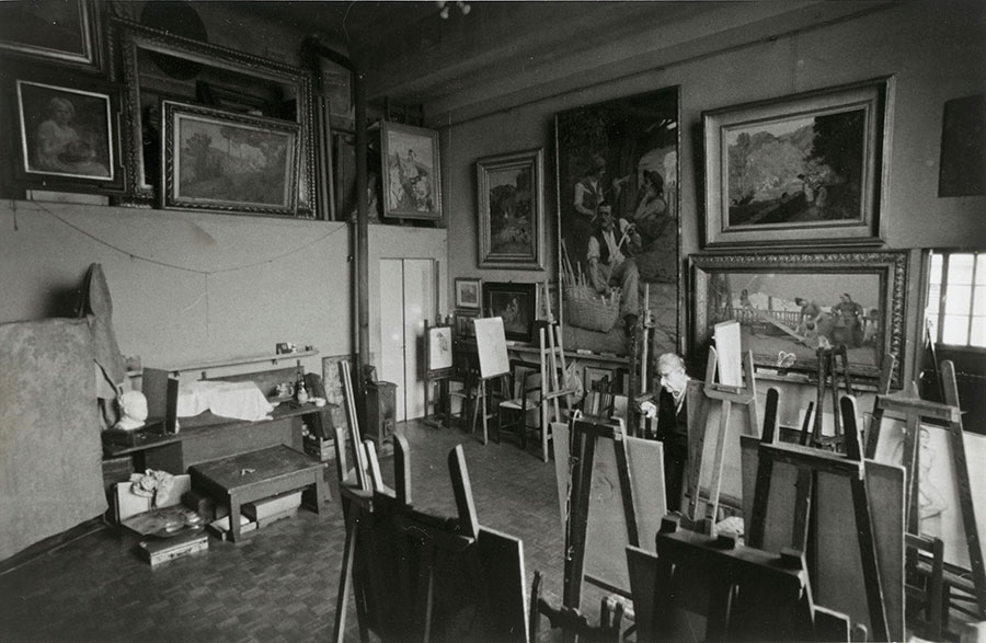 The studio of Signorina Simi